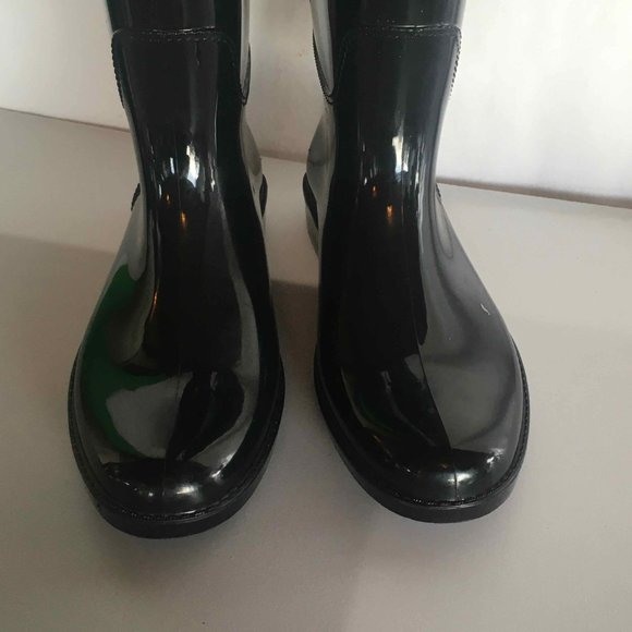 Coach Black Rubber Boots - Picture 9 of 16